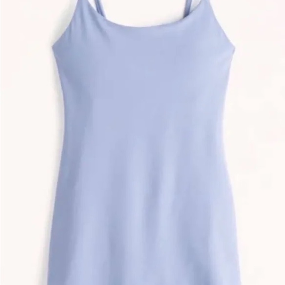 Abercrombie & Fitch Blue Fitted Camisole Mini Dress